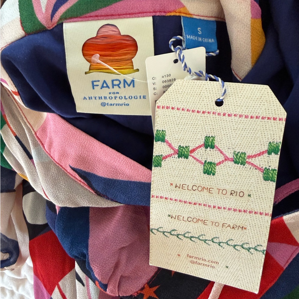 FARM Rio Tucan Pattern Dress- NWT-S - Picture 5 of 5